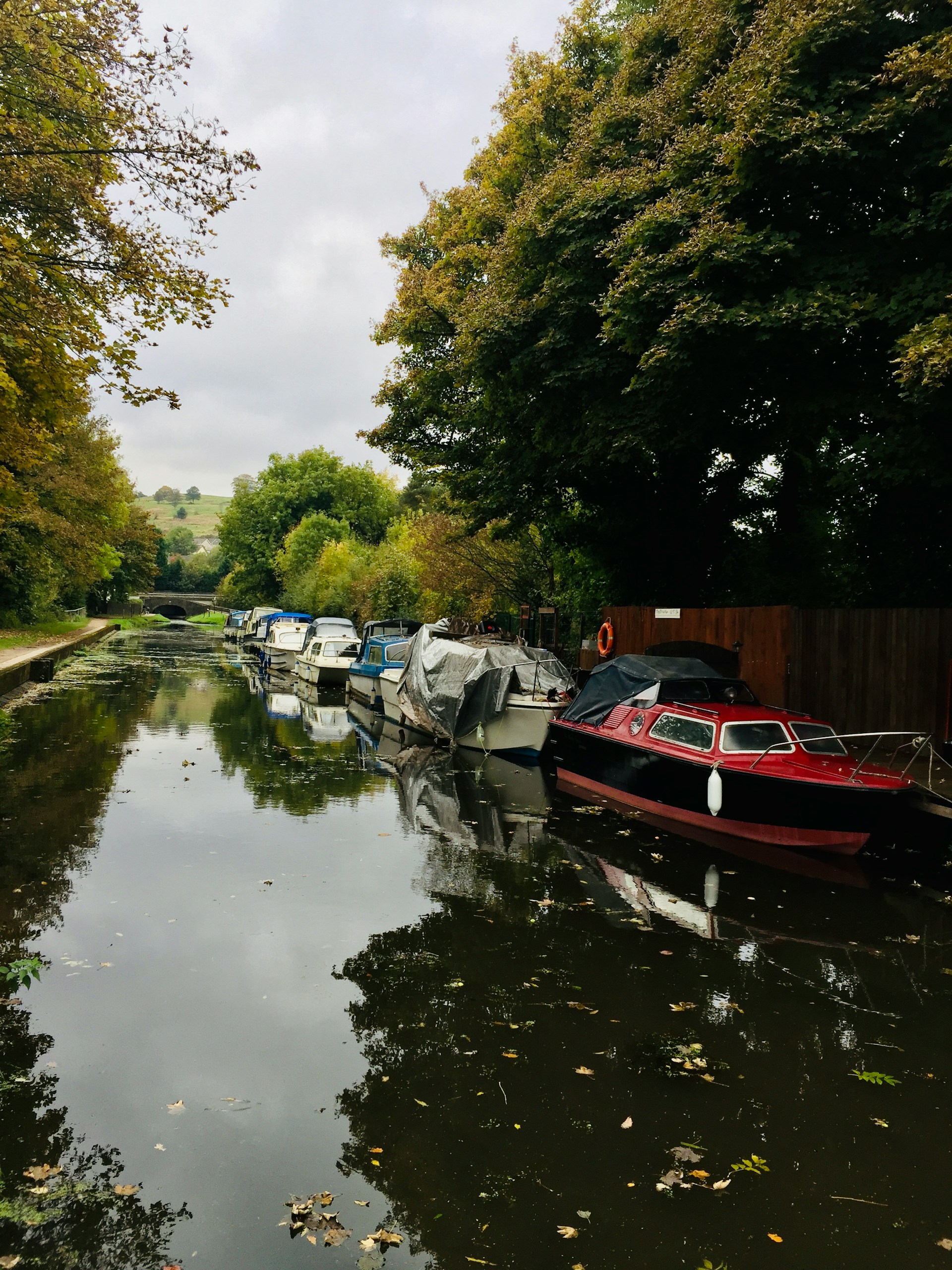 The Monmouth canal at Abergavenny