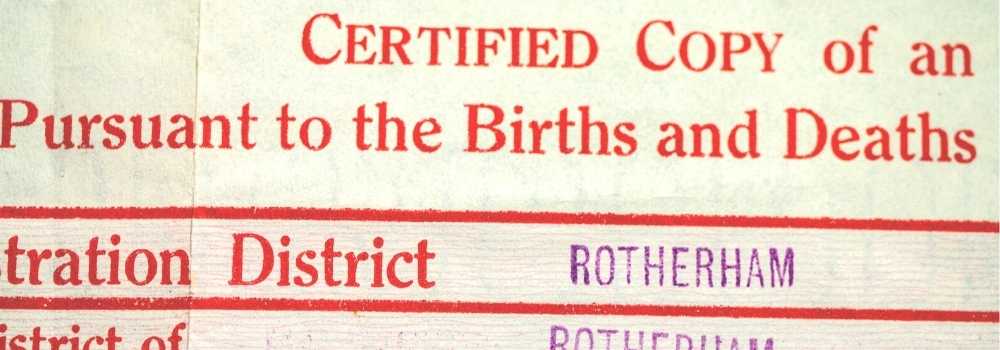 copy of uk birth certificate