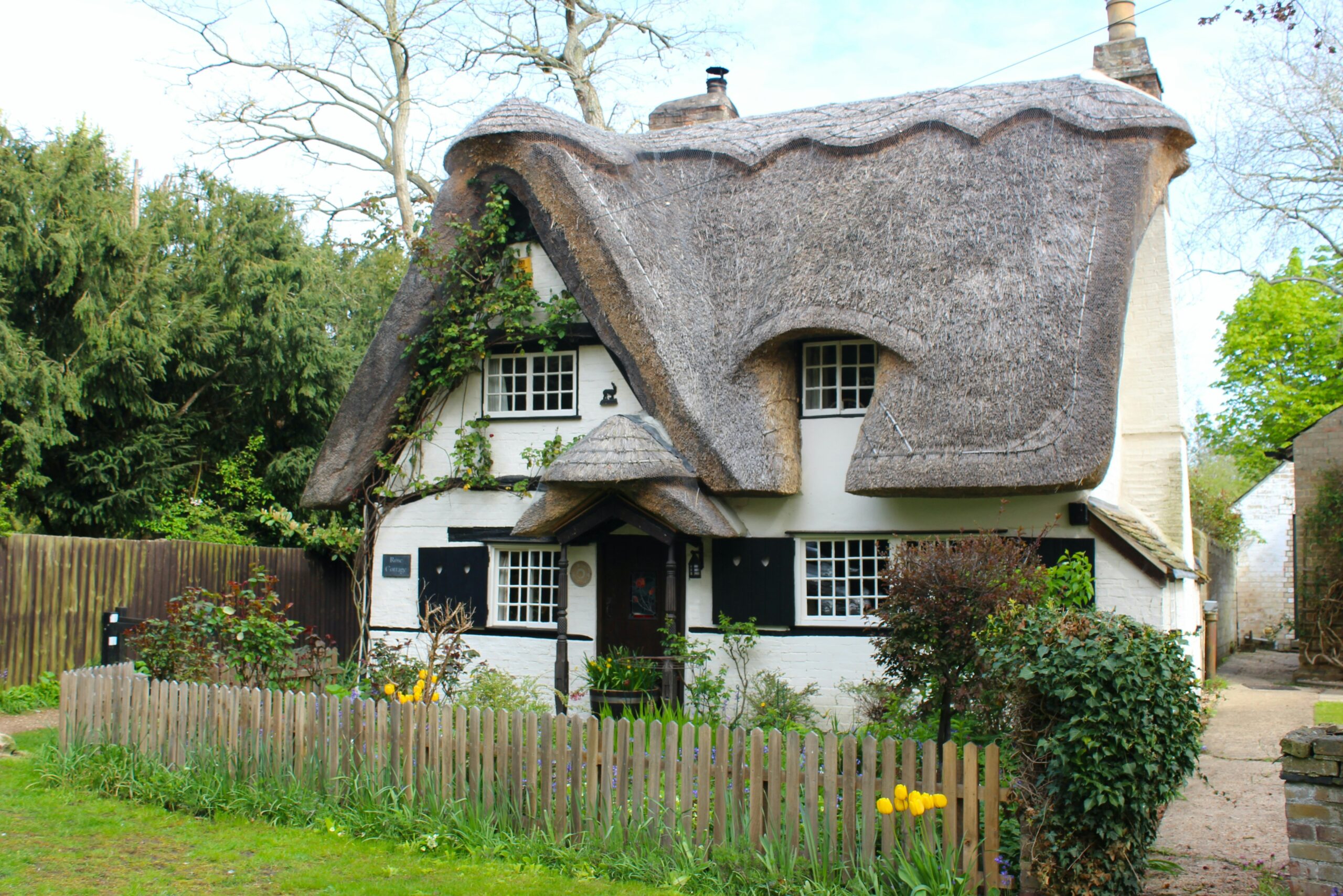 Thatched cottage at Huntingdon UK