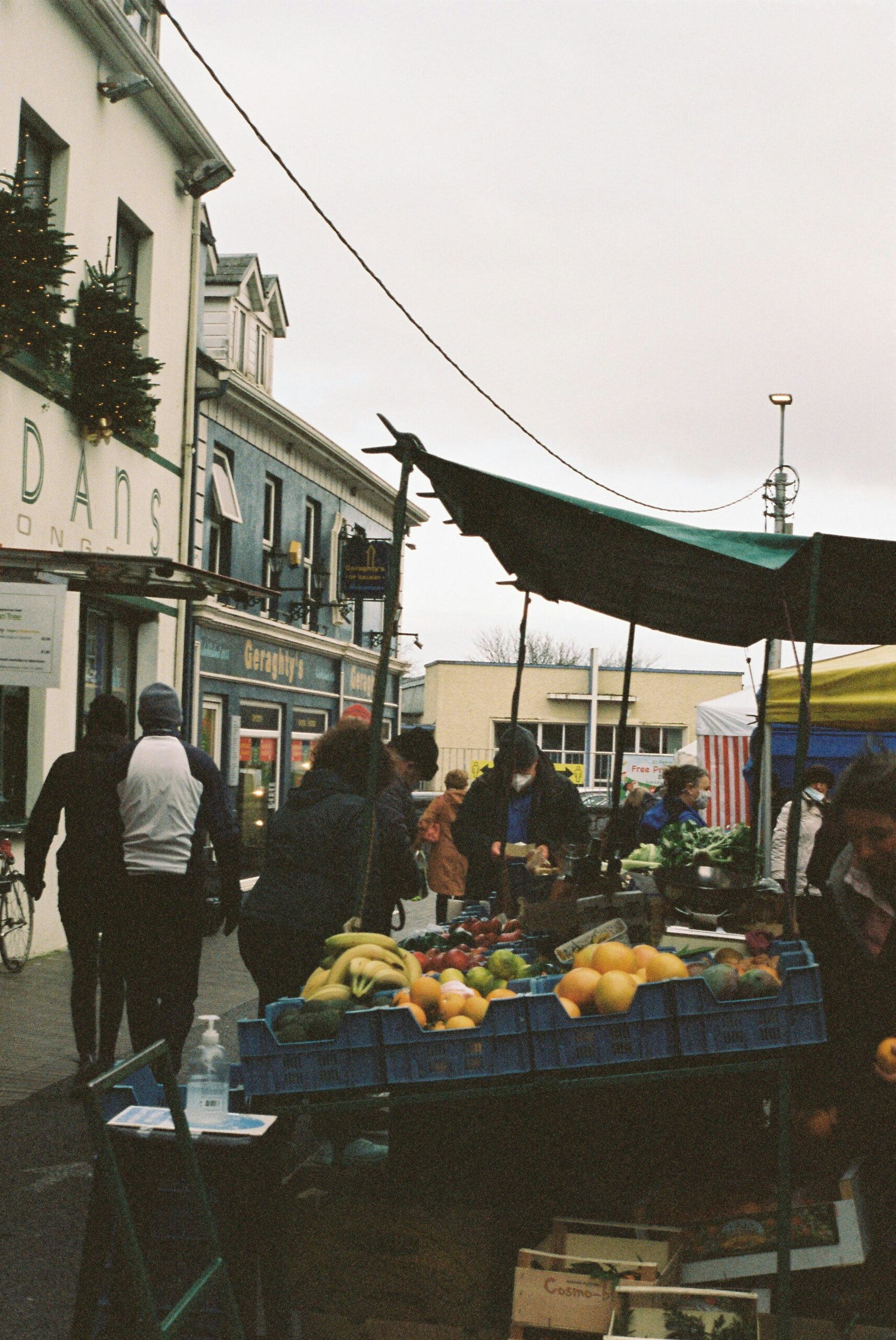 Street market at Galway Ireland