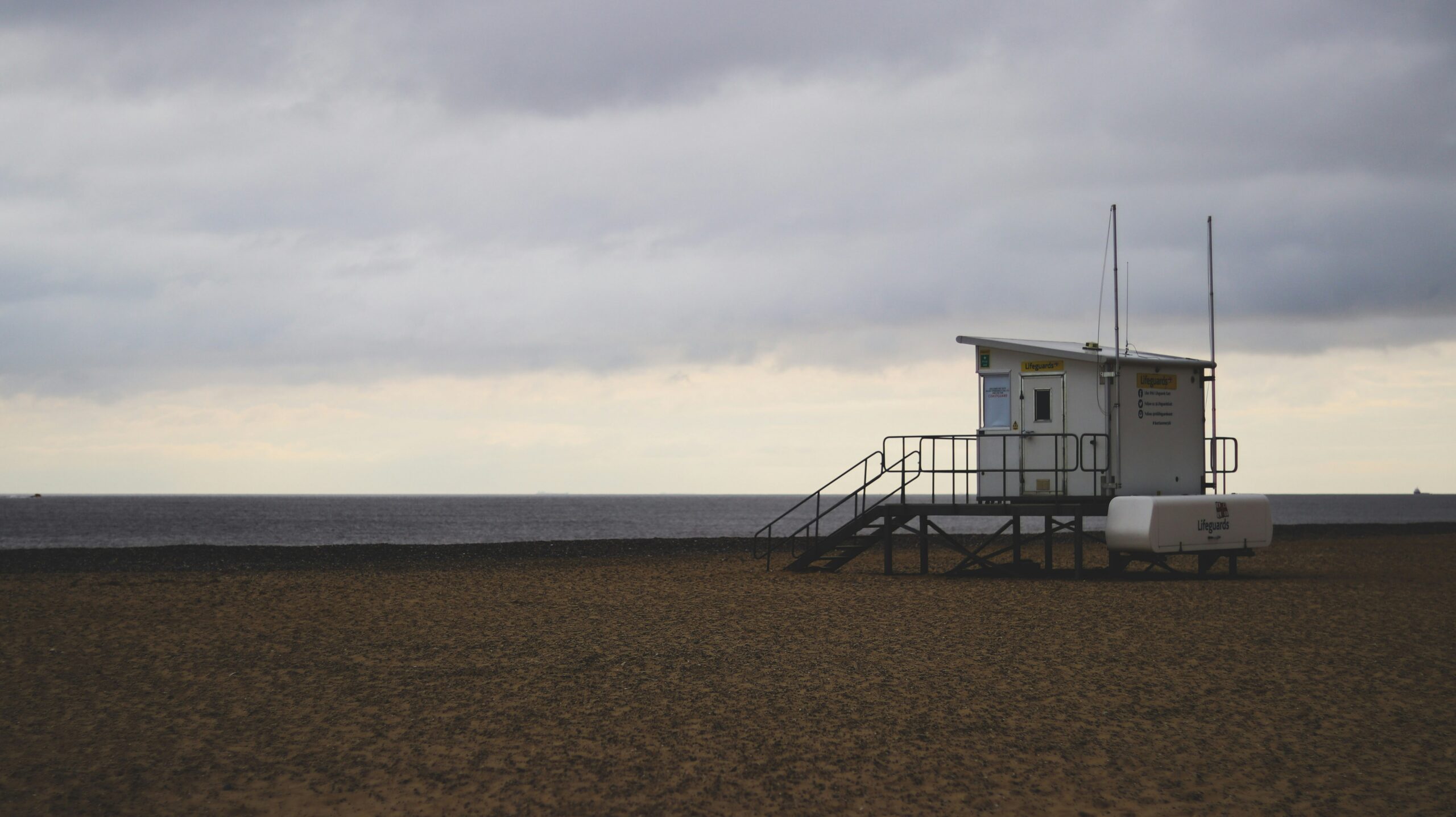 The beach at Gorelston UK