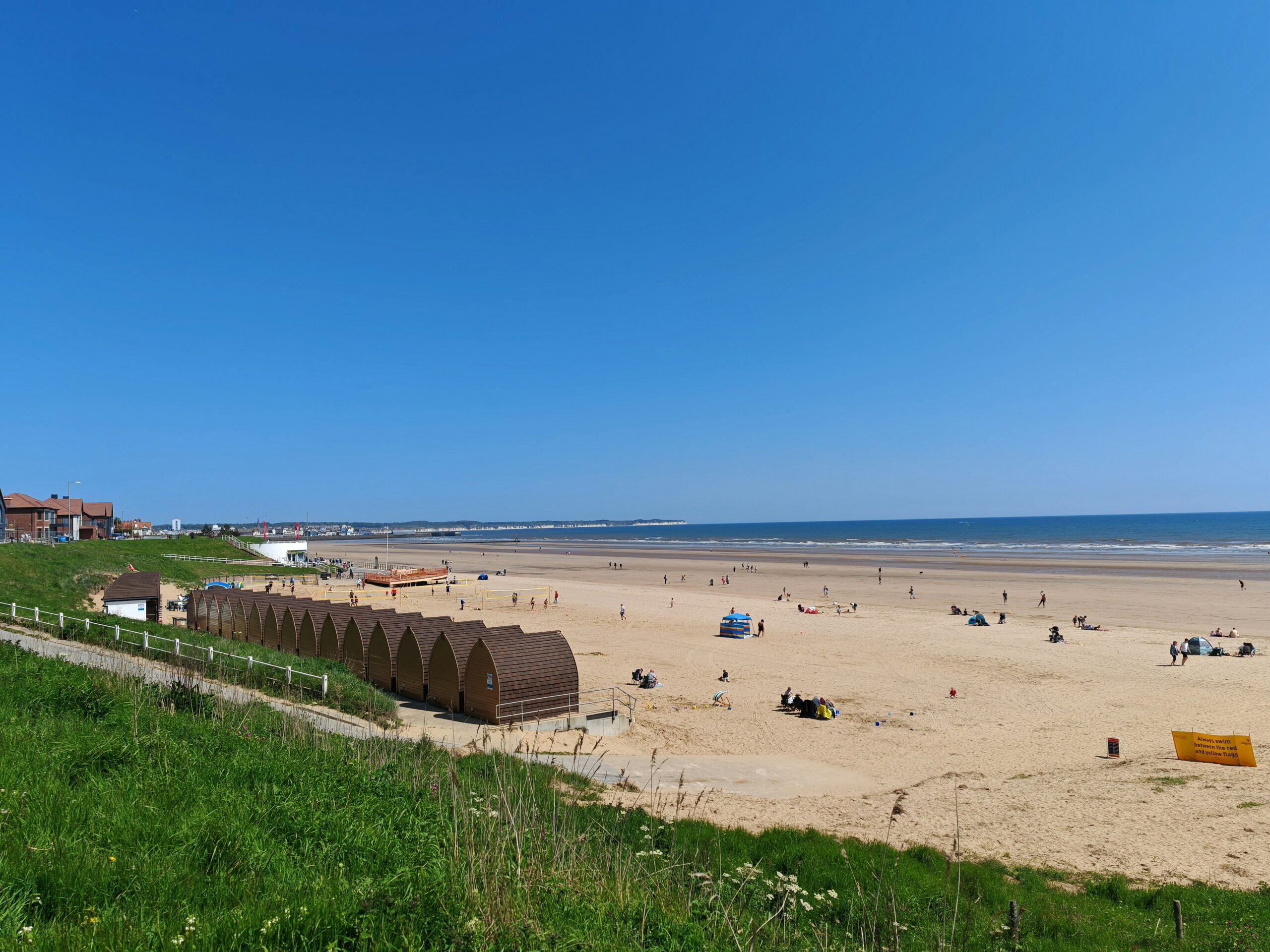 The beach at Bridlington UK